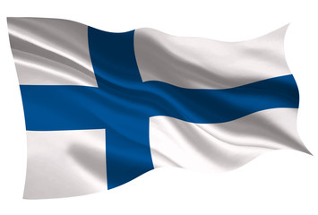 フィンランド　 国旗　旗　アイコン