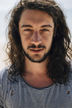 Portrait of handsome young man