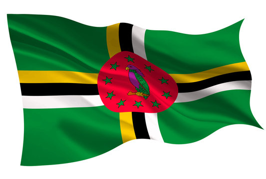 ドミニカ共和国 国旗 旗 アイコン Stock Vector Adobe Stock