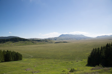 Paesaggio Gran Sasso d'Italia, Monte Bolza al orizzonte