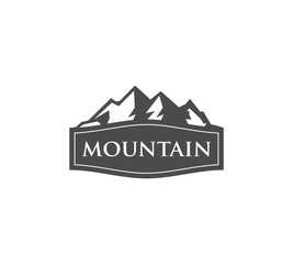 mountain logo vector