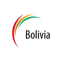 Fototapeta na wymiar Bolivia flag, vector illustration