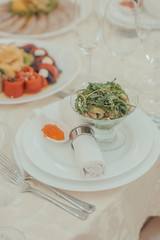 wedding buffet table