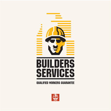 builder worker, builders services, building company logo