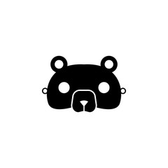 Bear Mask icon. Carnival element icon. Premium quality graphic design icon. Baby Signs, outline symbols collection icon for websites, web design, mobile