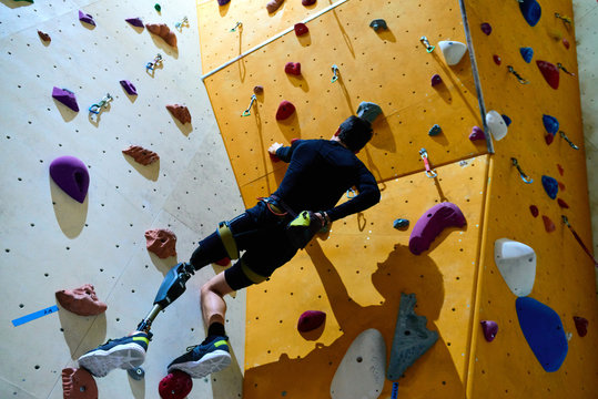 Overcoming challenges in climbing gym
