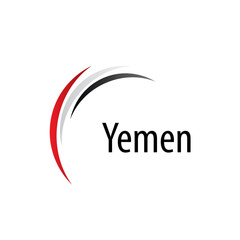 Yemeni flag, vector illustration