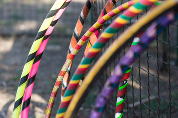 various hula hoops