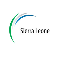 Sierra Leone flag, vector illustration