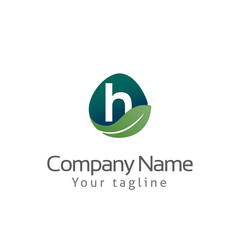 H LETTER LOGO TEMPLATE