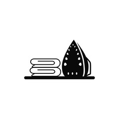 ironing icon. Wash elements. Premium quality graphic design icon. Simple icon for websites, web design, mobile app, info graphics