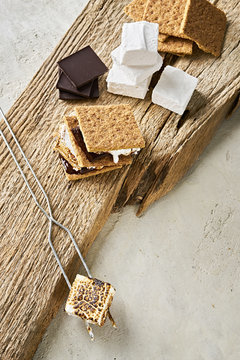 Toasted Marshmallow for Smores with Homemade Marshmallows