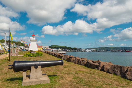 Waterfront Park in town center of Digby