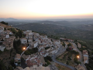 La Iruela, pueblo de Jaén junto a Cazorla en Andalucia (España)