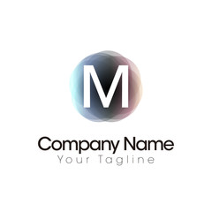 M LETTER LOGO TEMPLATE