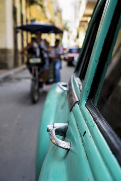 Vintage car in Cuba