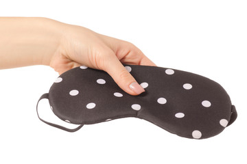 Mask for sleep in hand
