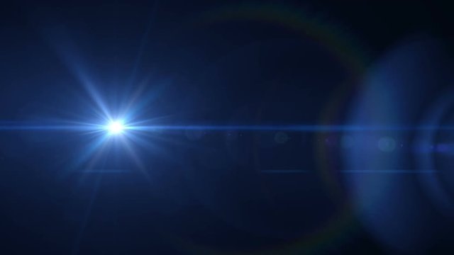 Abstract Digital lens flare in black background.Beautiful digital flare effect.Modern flare and sun light video motion

