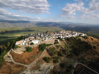 Fototapeta na wymiar Iznatoraf,pueblo historico de Jaén, Andalucía (España) junto a Villanueva del Arzobispo, en la comarca de las Villas.