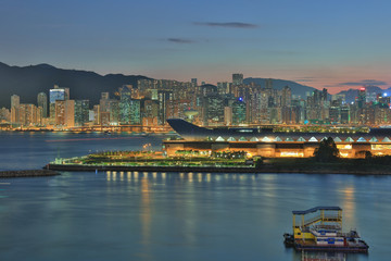 kai tak cruise with HK Victoria Harbour
