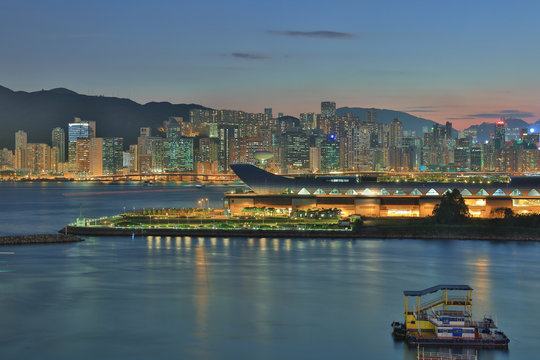 kai tak cruise with HK Victoria Harbour