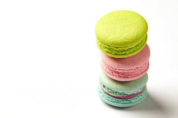 Sweet and colourful french macaroon