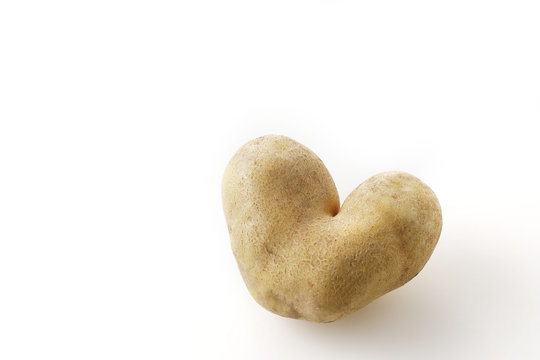 ハート型のじゃがいも　Heart shaped potato