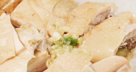 Chinese steamed chicken