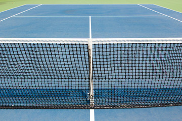empty tennis court 