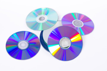 disk isolated on white background