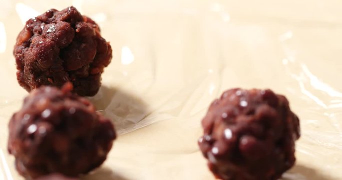 Making japanese dango