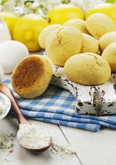 Homemade lemon cookies