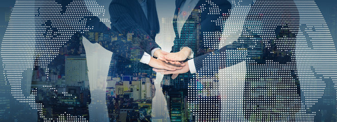 Teamwork of business concept.