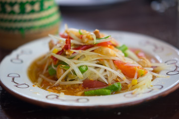 Thai papaya salad