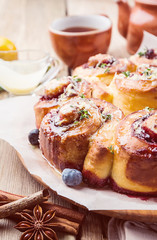 Homemade delicious cinnamon rolls