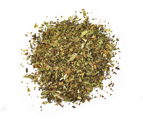 Mentha haplocalyx, chinese herbal medicine isolated. Bo He