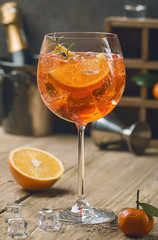 Aperol spritz cocktail