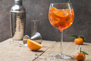 Aperol spritz cocktail