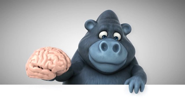 Fun gorilla - 3D Animation