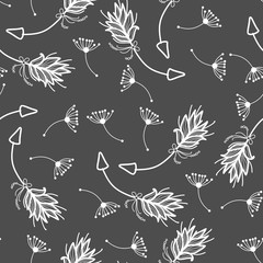 Valentine's Day pattern with arrows and hearts.