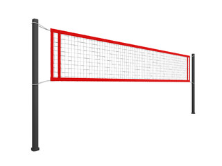Obraz premium Volleyball Net Isolated