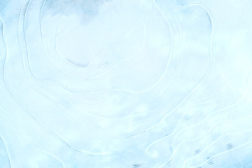 Ice surface background. Abstract winter frost pattern.