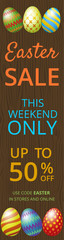 Easter sale web banner
