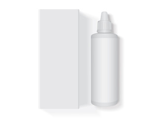 plastic bottle with box