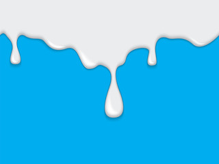 seamless pattern of a sticky white liquid