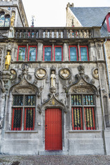 The Basilica of the Holy Blood in Bruges, Belgium