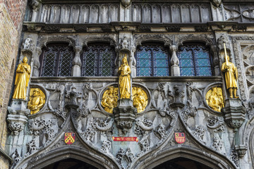 The Basilica of the Holy Blood in Bruges, Belgium