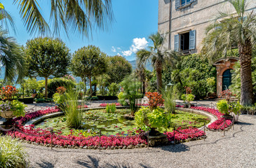 Park garden of Island Madre - Isola Madre, is one of the Borromean Islands of lake Maggiore in Piedmont of north Italy