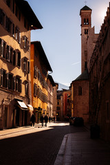 Trento old city square