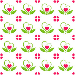 Valentines day seamless pattern